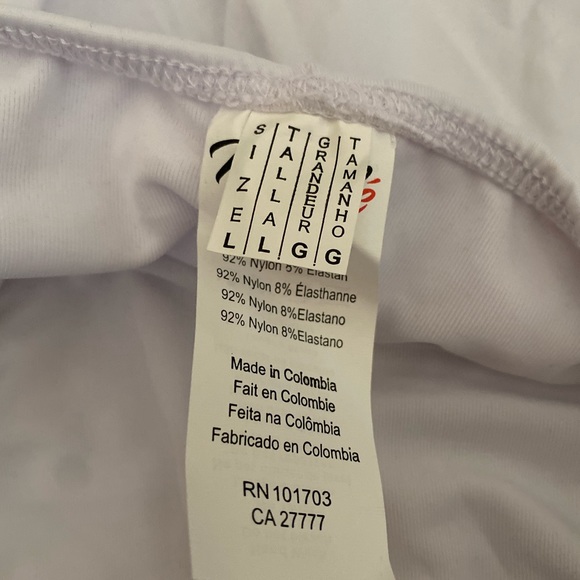 Brand new! Mapalé White One- Piece Swimsuits so L - Picture 6 of 8